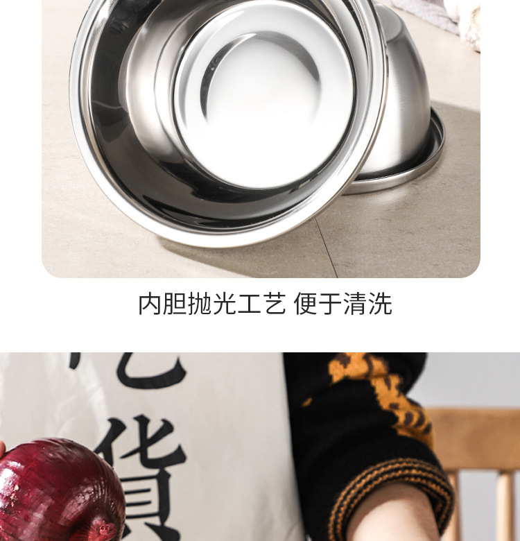 不锈钢盆大反边不锈钢调料缸面盆米筛盆打蛋洗菜盆厨房多用盆批发详情11