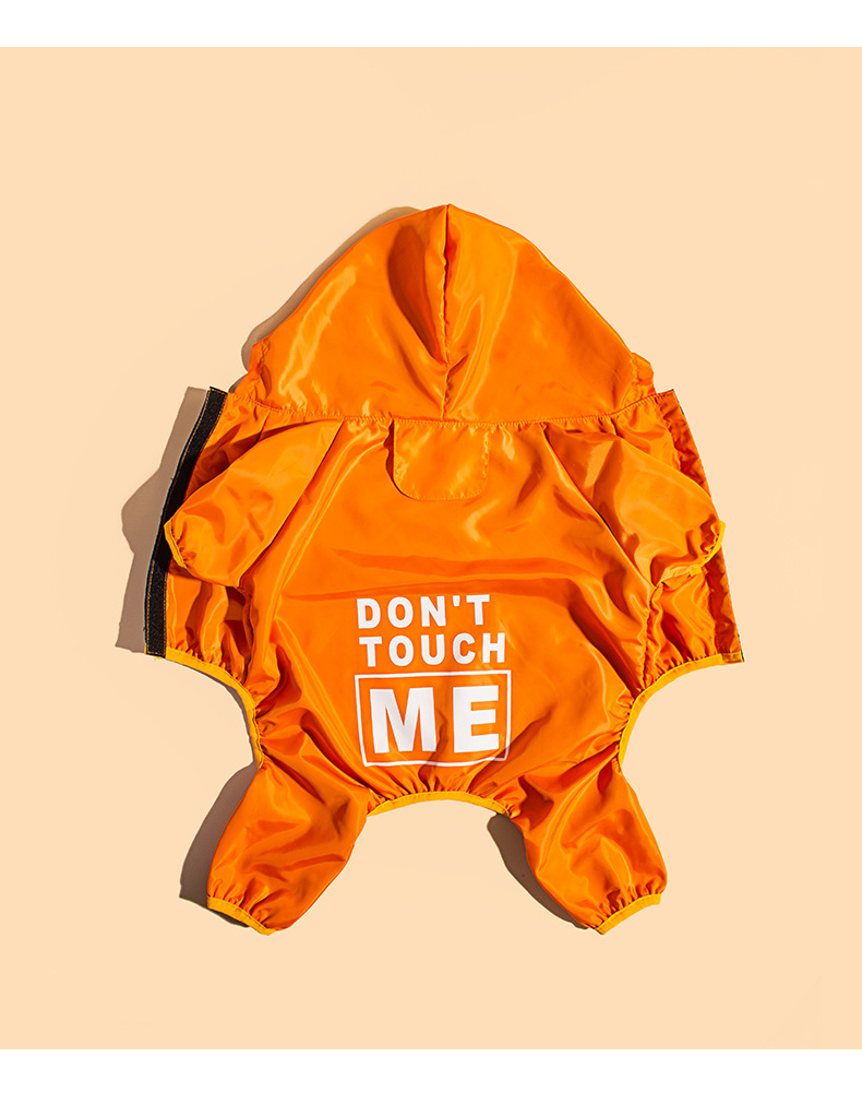 Dog clothes, four-legged raincoats, waterproof and dustproof clothes for summer outings, and big dog clothes pic 16