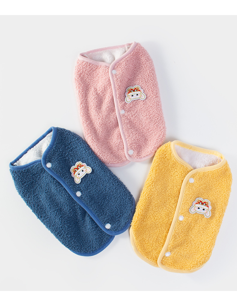 Pet vest style, small cardigan, dog clothing vest, small dog and cat clothing, pet spring and autumn vest pic 12