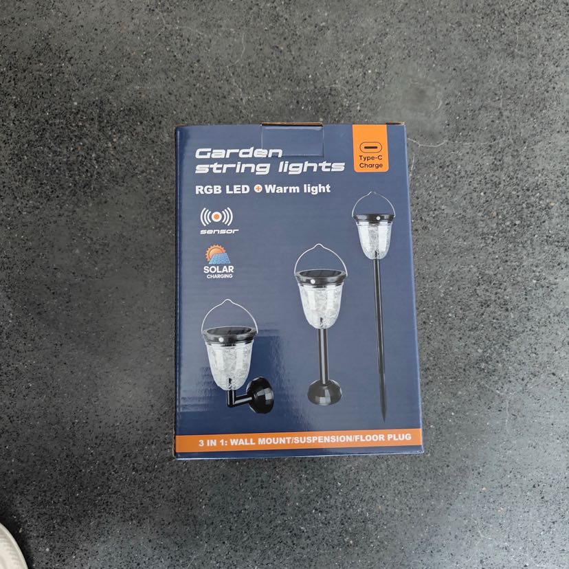 Cross-border new outdoor solar light strips, light strings, retro atmosphere lights, portable camping lights, multi-functional camping lights pic 4