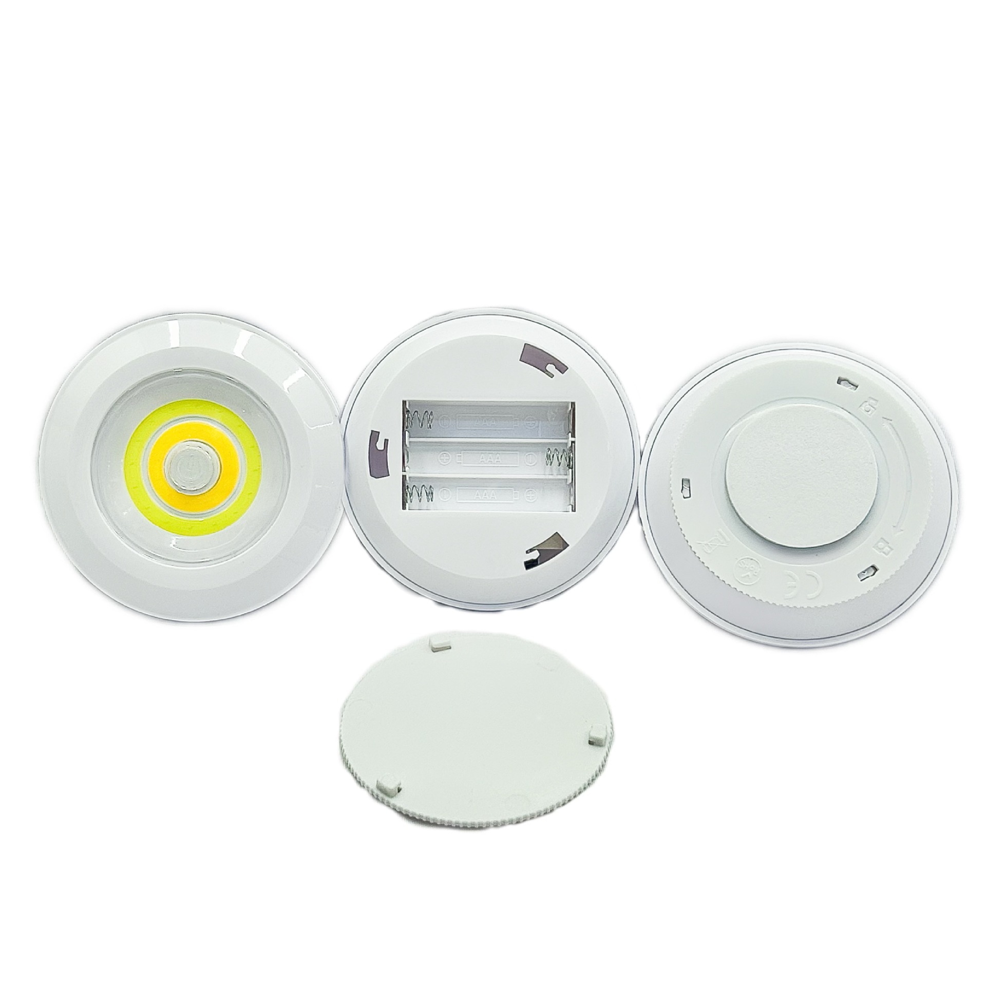 LED creative COB remote control pat light, bedside milk feeding light, corridor kitchen bedroom cabinet light, button night light Specification image