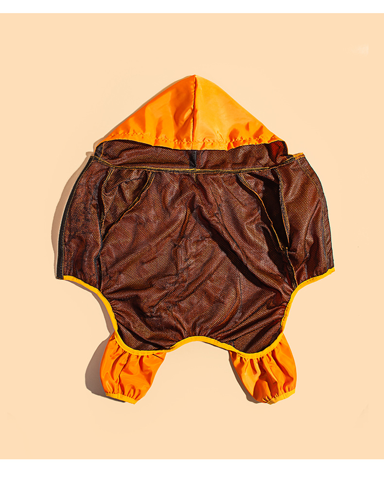 Dog clothes, four-legged raincoats, waterproof and dustproof clothes for summer outings, and big dog clothes pic 15