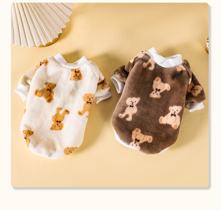 Pet clothing, universal cute casual clothes, thick two-legged clothes, dog clothing, cat clothing pic 17