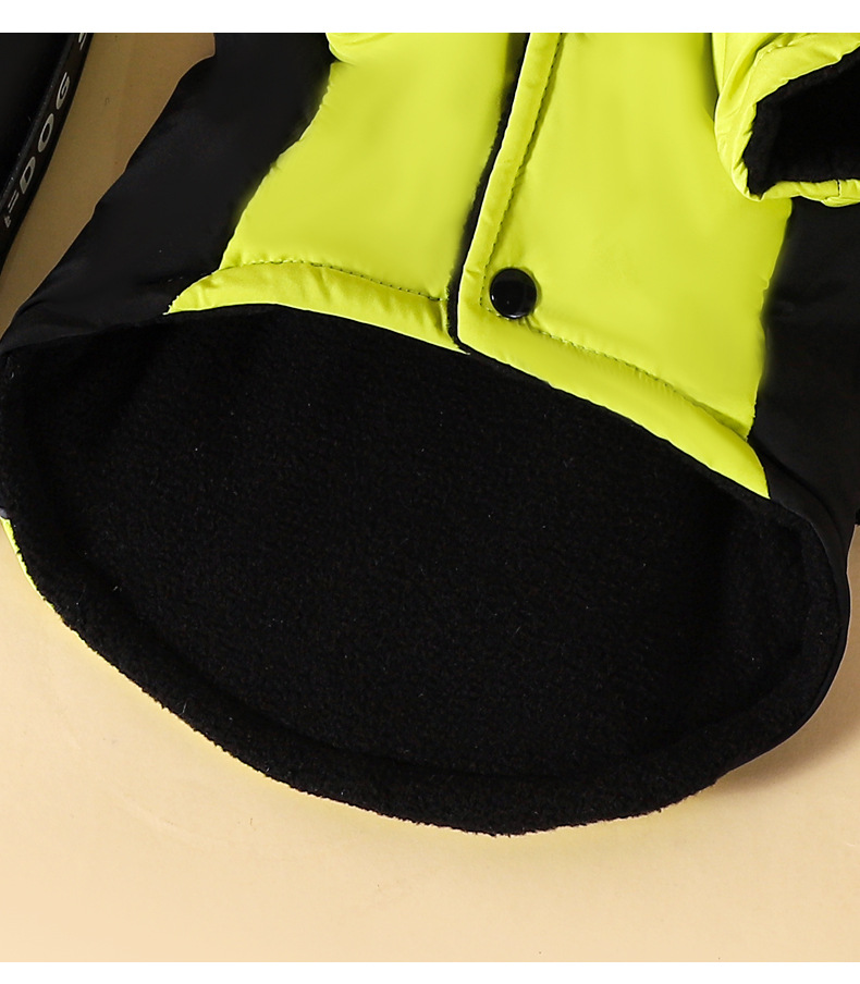 New winter dog cotton-padded jacket, four-legged cotton-padded jacket, waterproof, cold-proof, thickened warm cotton-padded jacket, Corgi Bichon Frise warm cotton-padded jacket pic 8