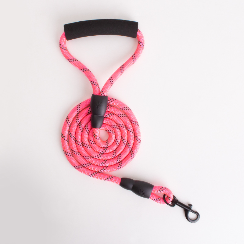 Productos para mascotas cuerda de tracción para mascotas cuerda redonda multicolor cuerda para perros cuerda de tracción reflectante para perros cuerda de paseo para perros Item Picture