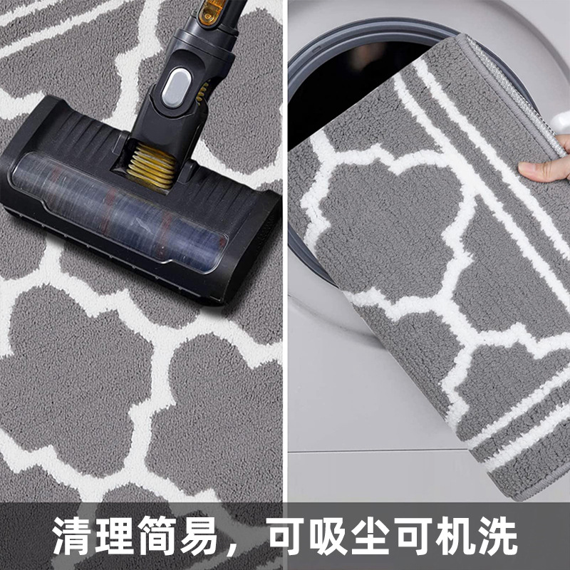 跨境丙纶地毯摩洛哥ins入户地垫进门脚垫家用门口除尘防滑门垫