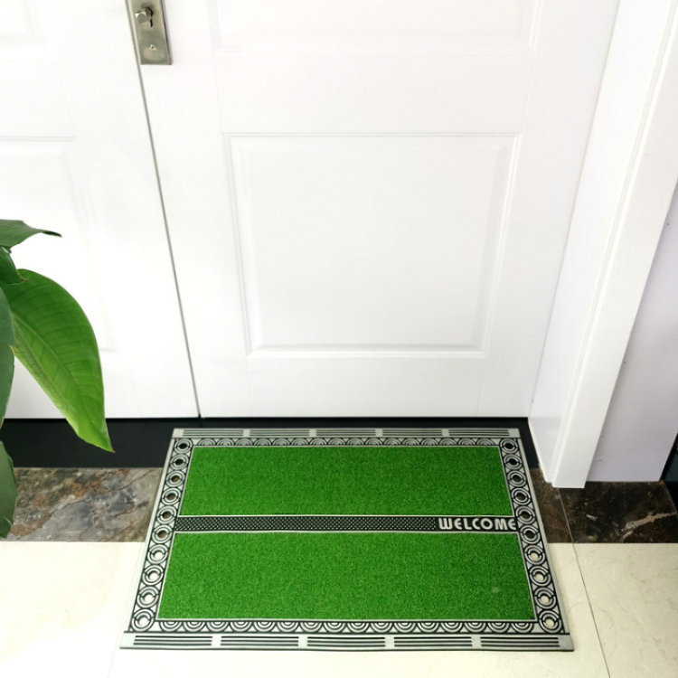 新款户外垫草坪防滑橡胶减震耐磨加厚防水防晒商用家用进门地毯
