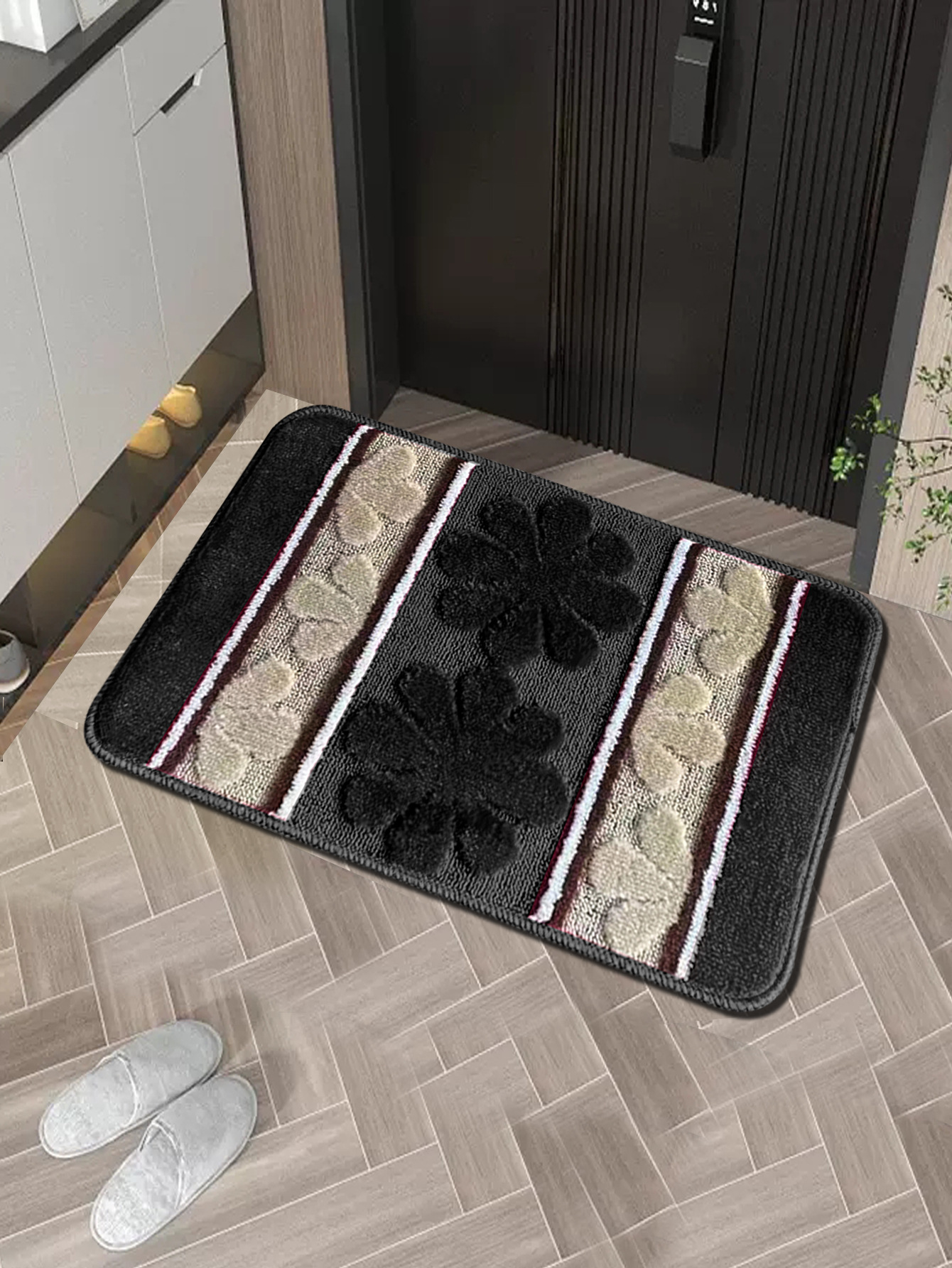 Polypropylene fabric TPR anti-slip doormat, floor mat, bedroom door mat, living room door mat, anti-slip and dust-proof Item Picture