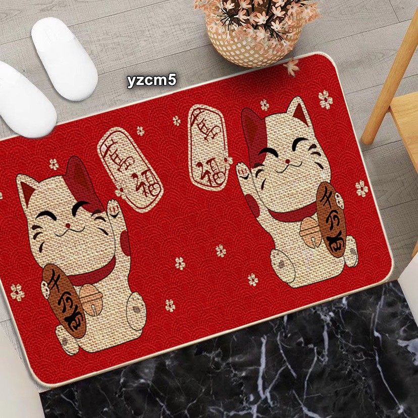 仿亚麻地垫防滑门垫地毯入门浴室垫mat bathmat door mats详情5