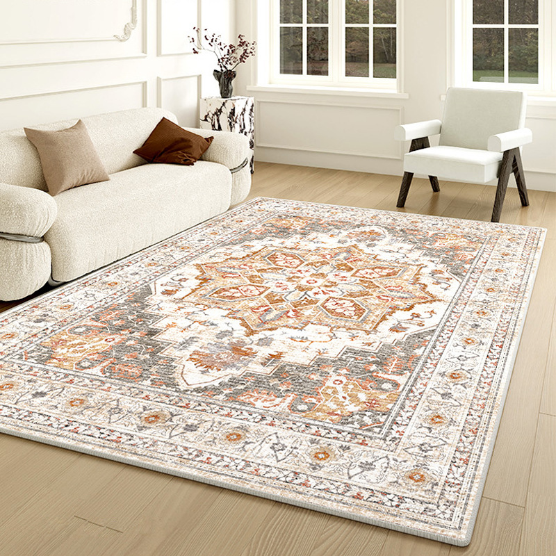 Amazon's retro Persian high-end living room carpet 2024 new home living room coffee table carpet designer floor mat Item Picture