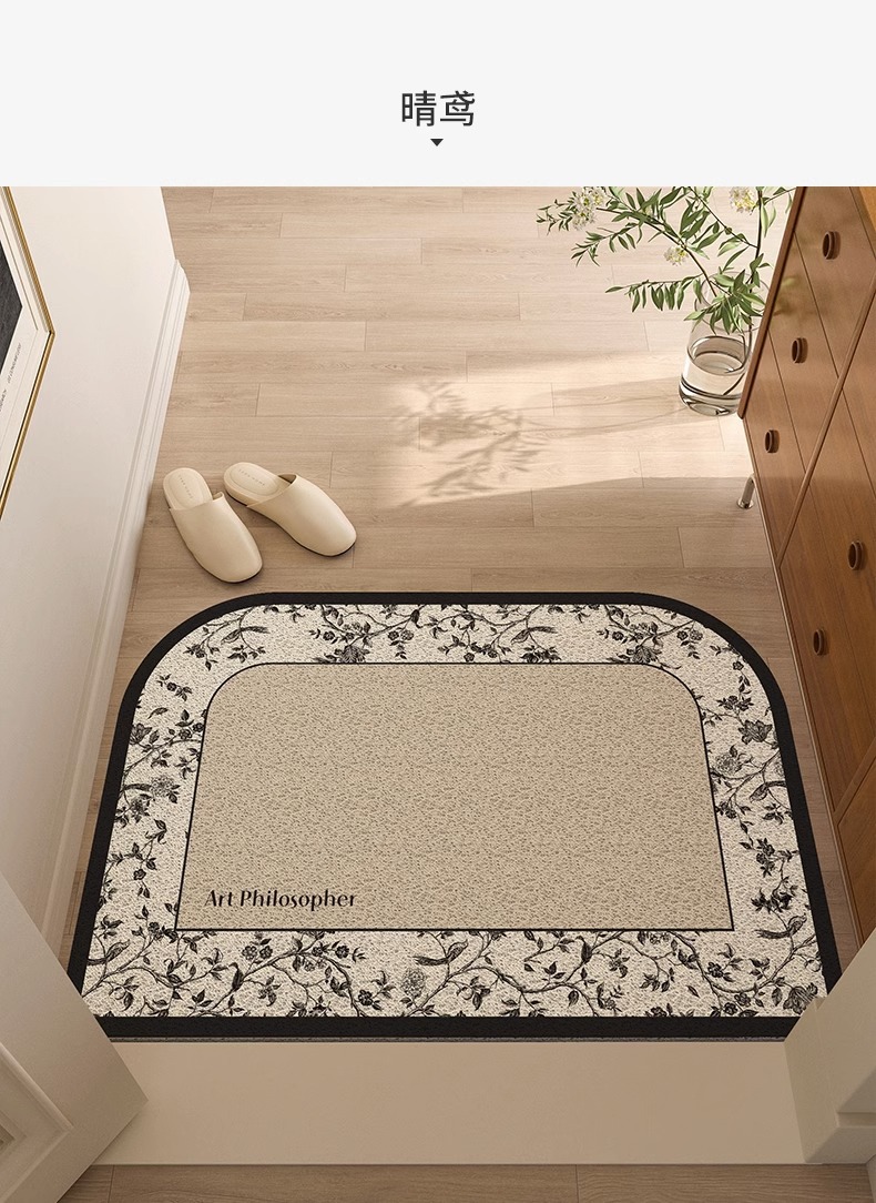 入户门丝圈地垫家用门前垫进门门口脚垫地毯日式防滑耐脏玄关门垫详情12