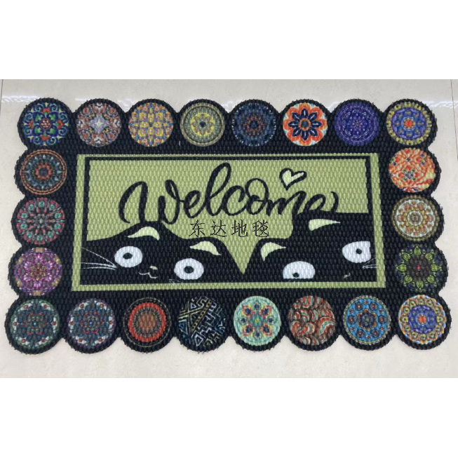 The printed floor MATS are wear-resistant and anti-mud and sand. The floor MATS are anti-slip, wear-resistant, dirt-resistant and easy to clean Specification image