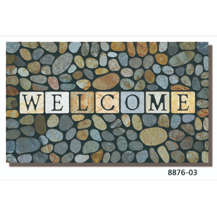 Pineapple print WELCOME anti-slip floor MATS, door MATS for entering and leaving the house