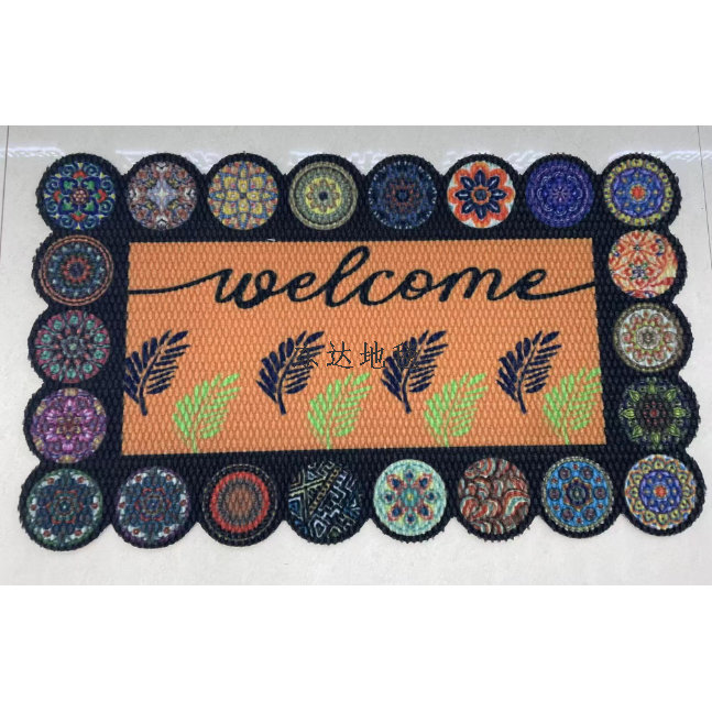 The printed floor MATS are wear-resistant and anti-mud and sand. The floor MATS are anti-slip, wear-resistant, dirt-resistant and easy to clean