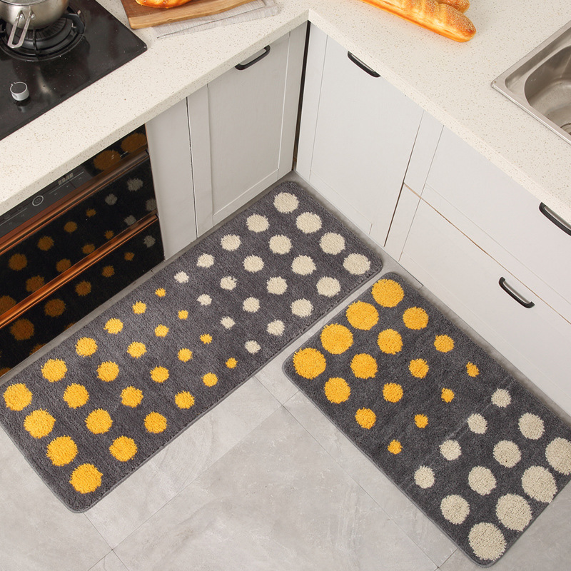 New Japanese-style home water-absorbing and oil-absorbing kitchen floor MATS, anti-slip foot MATS for home bathrooms, entrance MATS, and bedside blankets for bedrooms Specification image