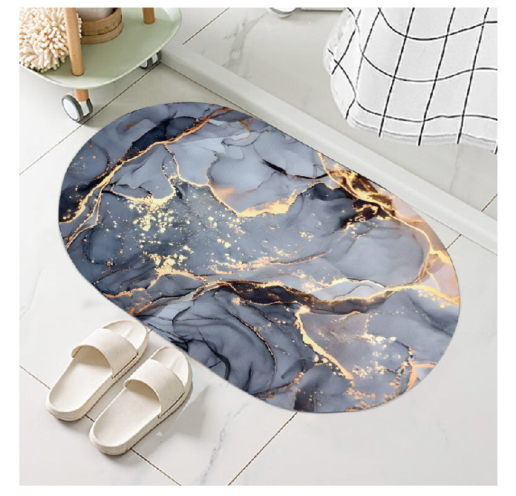 Nordic entrance door mat, leather washable and non-washable mat, door entry foot mat, household door mat, dirt-resistant carpet mat pic 3