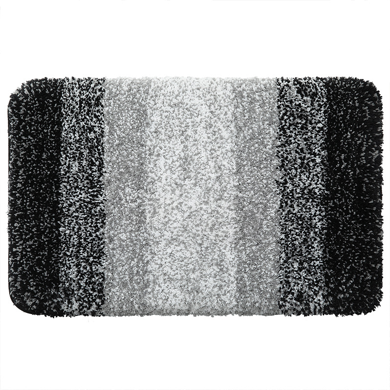 Cross-border simple gradient color bathroom absorbent mat, bedroom door mat, bathroom and kitchen waterproof and anti-slip carpet floor mat Application Scenario