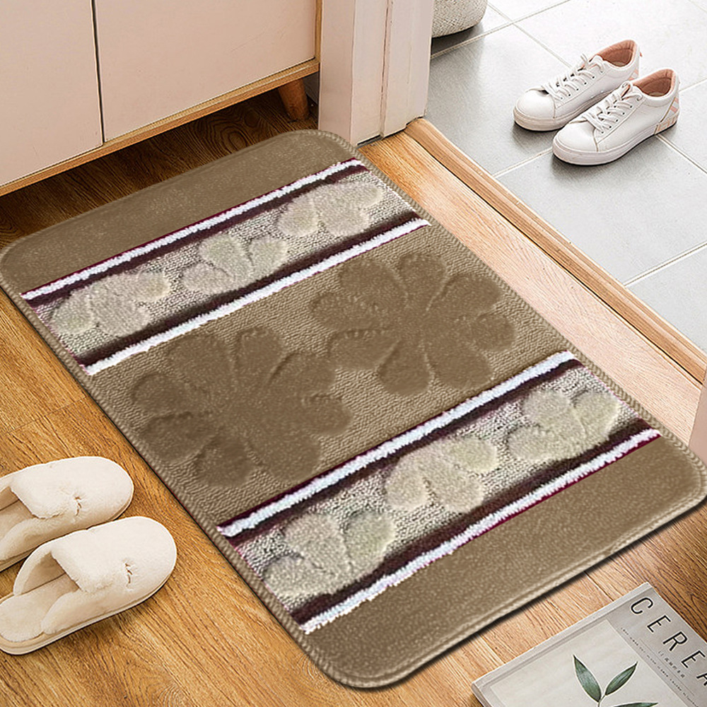 Polypropylene fabric TPR anti-slip doormat, floor mat, bedroom door mat, living room door mat, anti-slip and dust-proof