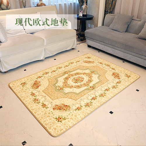 Factory direct sales of European-style, country-style, simple and modern carpets. Full carpet for living room, coffee table, floor mat, sofa, bedside and foot mat Application Scenario