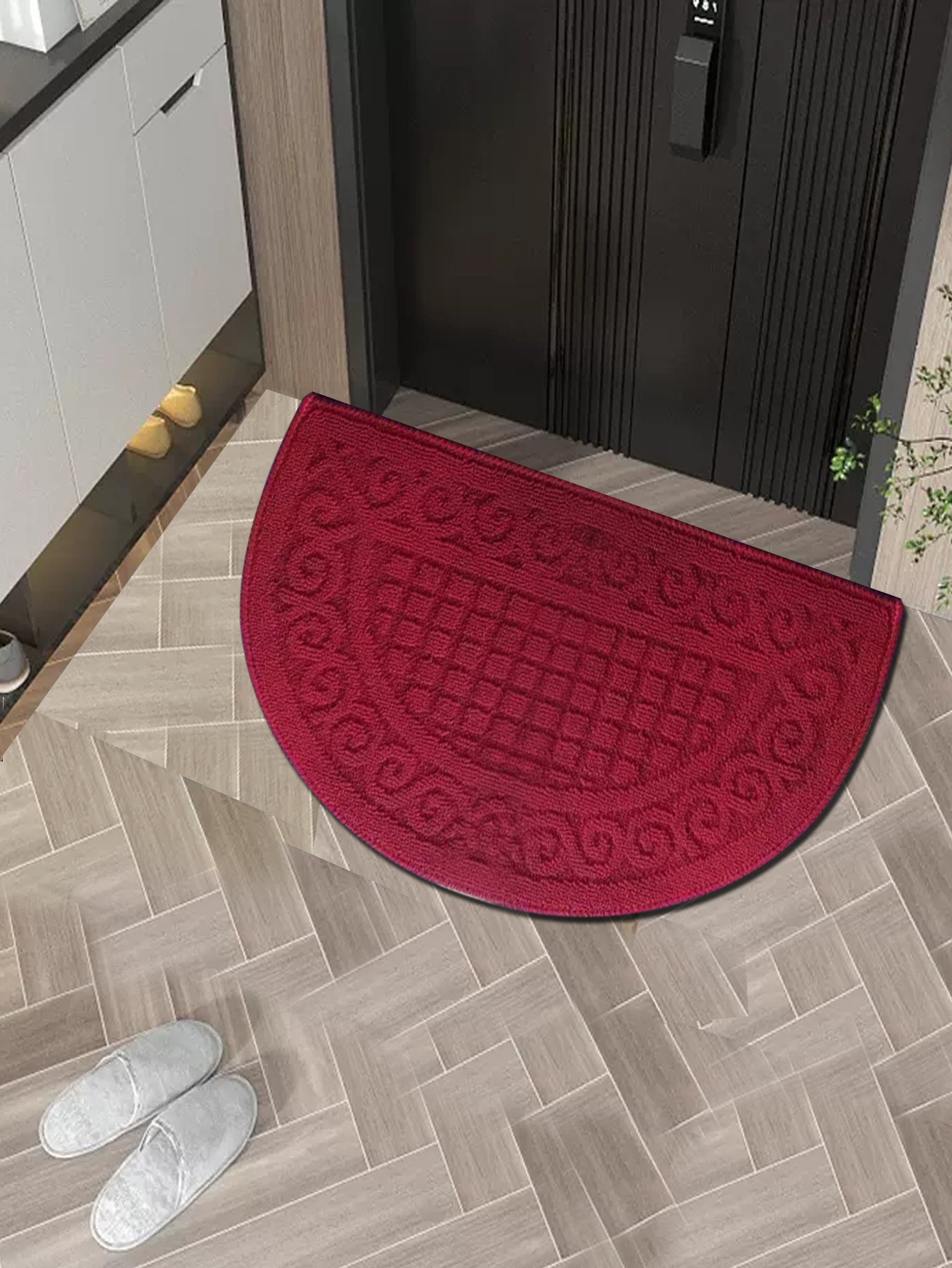 Polypropylene fabric TPR anti-slip doormat, floor mat, bedroom door mat, living room door mat, indoor and outdoor power supply Item Picture