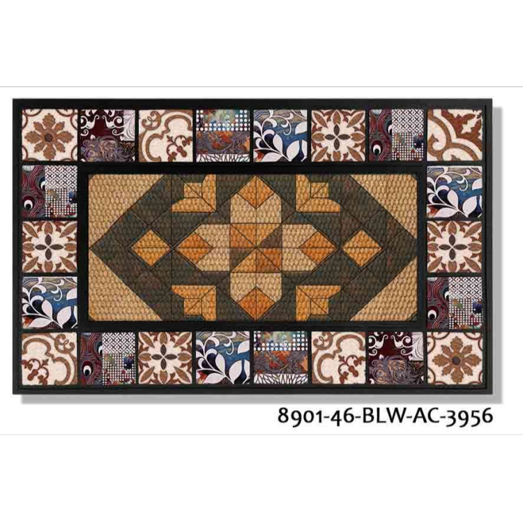 Anti-slip door MATS with pineapple texture, entrance door foot MATS, kitchen door MATS and floor MATS Application Scenario