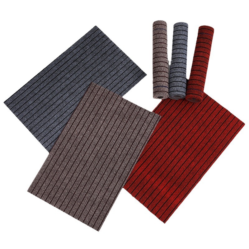 Seven-striped kitchen anti-slip, oil-absorbing and water-absorbing carpet, household entrance door mat, door, bedroom and balcony long foot mat custom-made Application Scenario