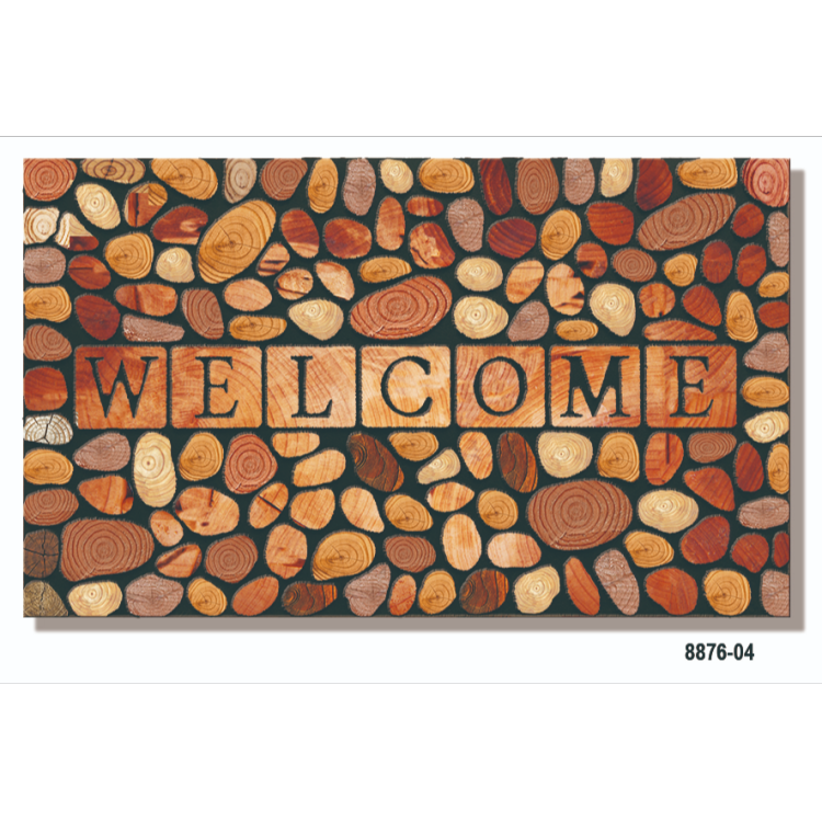 Pineapple print WELCOME anti-slip floor MATS, door MATS for entering and leaving the house details Picture
