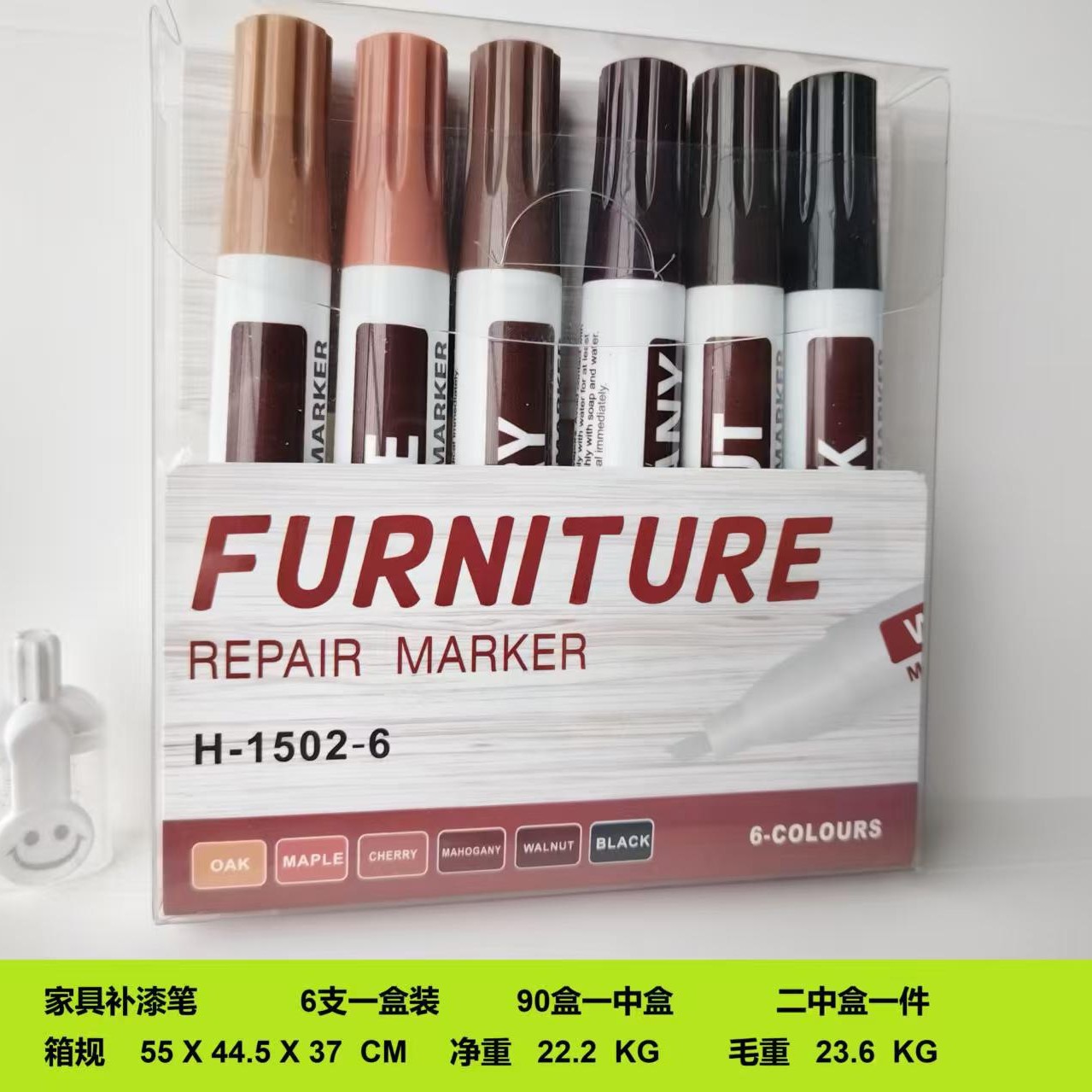 New type of wooden furniture touch-up pen, scratch repair, peeling paint marker pen, solid wood furniture floor touch-up pen Item Picture