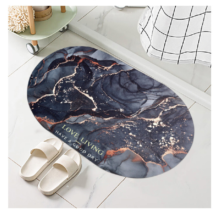 Nordic entrance door mat, leather washable and non-washable mat, door entry foot mat, household door mat, dirt-resistant carpet mat pic 5