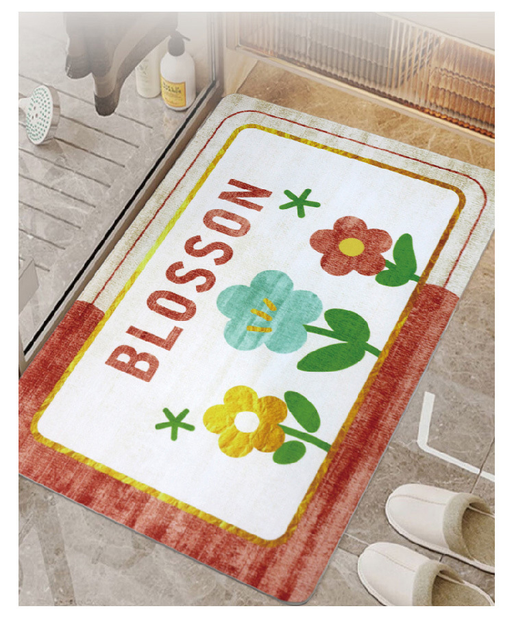 硅藻泥吸水脚垫地垫卫生间速干浴室门口防滑垫厕所地垫子卫浴详情6