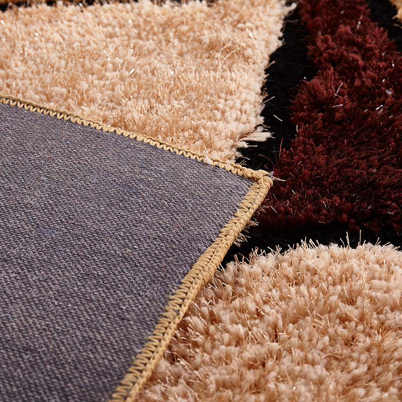 Thickened elastic filament carpet bedroom bedside blanket manufacturer wholesale available, dirt-resistant and easy-to-maintain living room carpet floor mat Specification image
