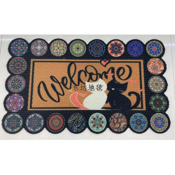The printed floor MATS are wear-resistant and anti-mud and sand. The floor MATS are anti-slip, wear-resistant, dirt-resistant and easy to clean Application Scenario