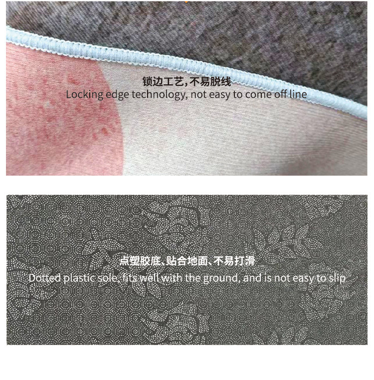 现代简约地毯金钻绒绒高清印花地毯客厅吸水防滑地垫沙发茶几地毯详情7