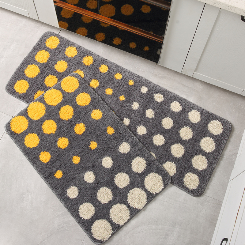 New Japanese-style home water-absorbing and oil-absorbing kitchen floor MATS, anti-slip foot MATS for home bathrooms, entrance MATS, and bedside blankets for bedrooms Item Picture