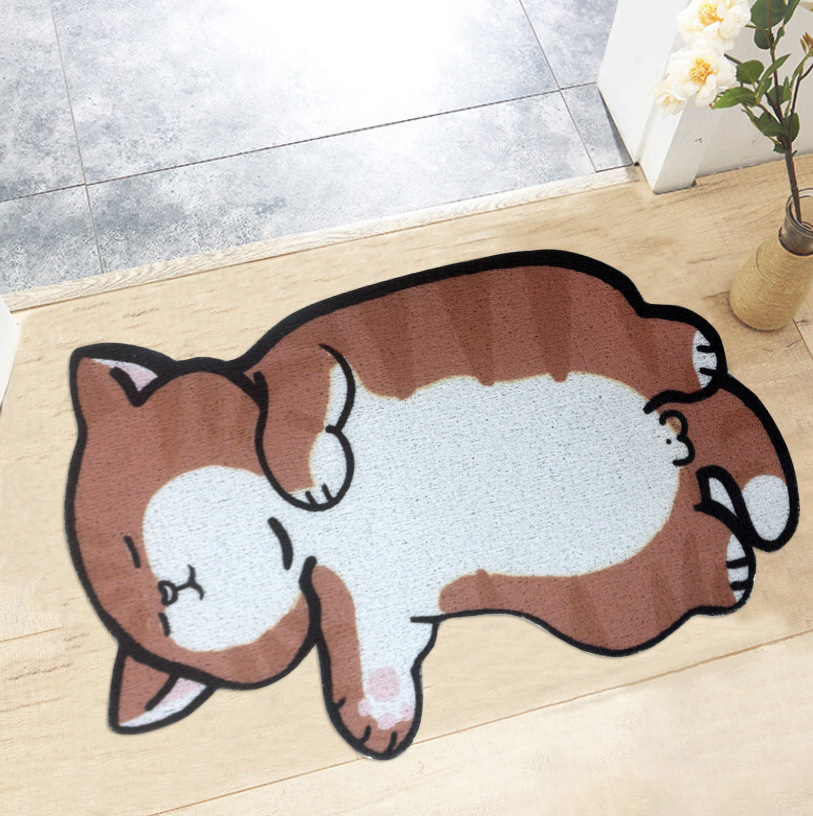 Silk ring floor mat, household entrance door floor mat, pvc entrance hall foot mat, door mat that can be cut at the main entrance, carpet Specification image