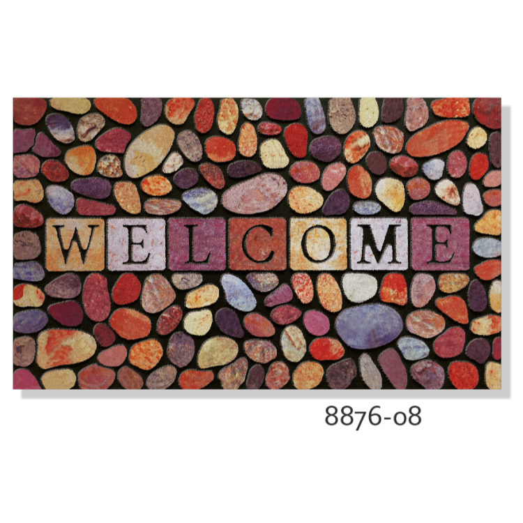 Pineapple print WELCOME anti-slip floor MATS, door MATS for entering and leaving the house Specification image