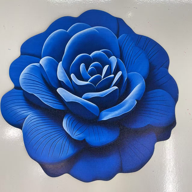 Patterned floor mat, anti-slip and water-absorbing, bathroom and kitchen door carpet