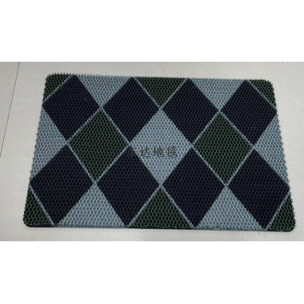 Fresh and clean silk loop printed carpet for the entrance door foyer, American-style entrance floor mat, anti-slip foot mat for the bathroom and toilet Item Picture