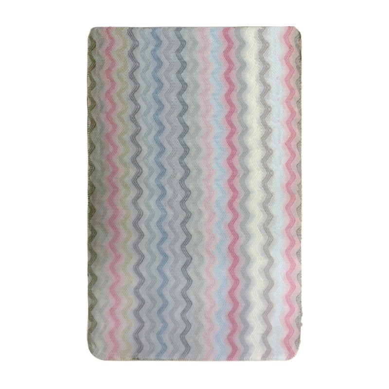 2024新款高级植绒浴室三件套TPR防滑胶底吸水地垫地毯批发售卖