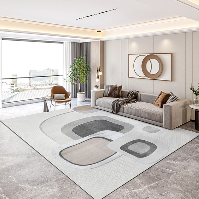 2025 New home sofa, coffee table, carpet, trendy, fashionable and high-end carpet, anti-slip and absorbent carpet for living room and bedroom details Picture