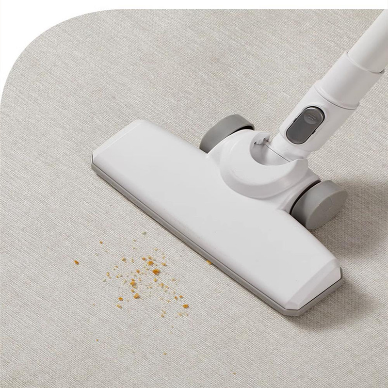 Morandi series home bedside carpet, bedroom anti-slip and cooling carpet, home strip-shaped easy-to-maintain crystal velvet carpet Specification image