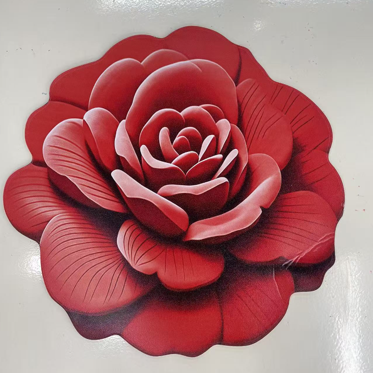 Patterned floor mat, anti-slip and water-absorbing, bathroom and kitchen door carpet Specification image
