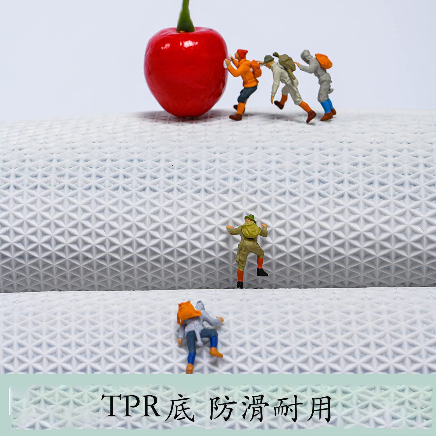 Cross-border simple bathroom anti-slip carpet, striped entrance floor mat, door mat, bathroom and anti-slip absorbent foot mat Specification image