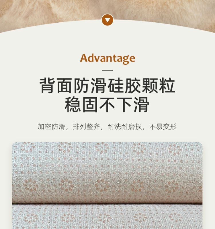 Rabbit-like plush cream-style plush carpet, bubble plush floor mat, bedroom bedside blanket, living room bay window mat, household blanket pic 18