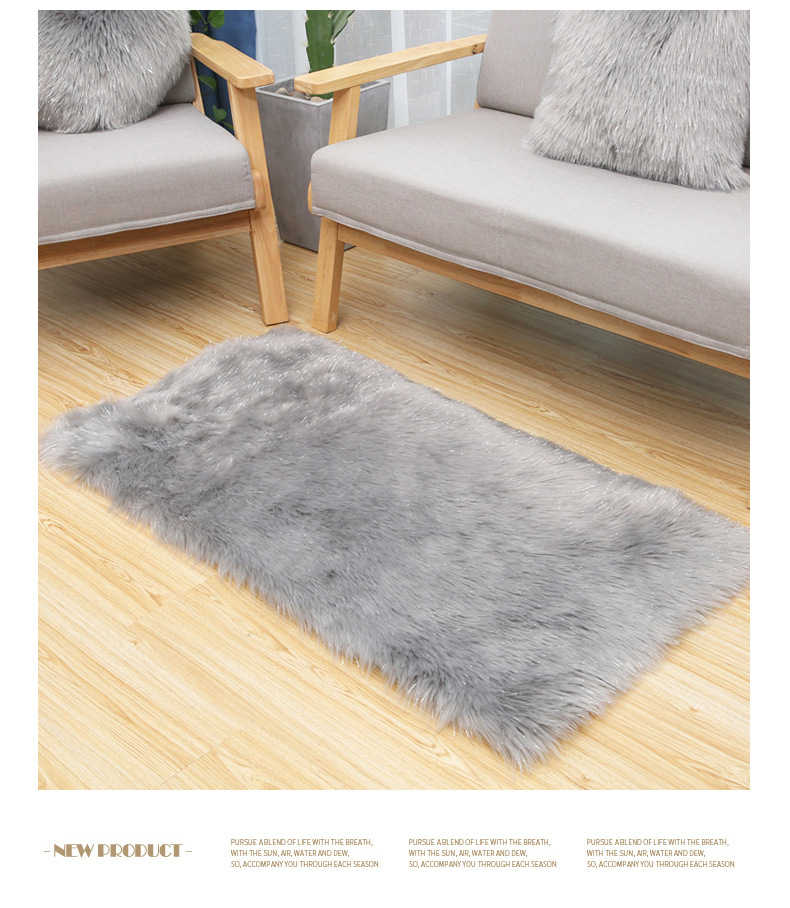 现代简约可机洗客厅玄关地毯阳台书房卧室床边地垫可机洗纯色脚垫详情9