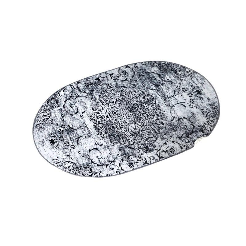 High-end light luxury faux cashmere bathroom floor mat, water-absorbing and anti-slip carpet, room door, living room and study door floor mat, anti-slip mat Application Scenario