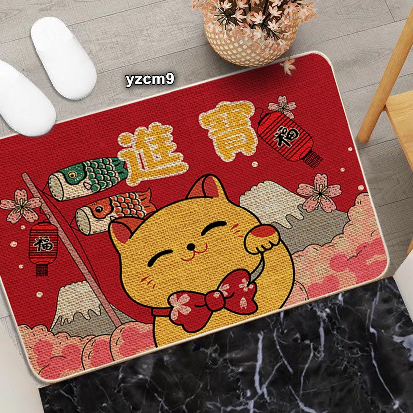 仿亚麻地垫防滑门垫地毯入门浴室垫mat bathmat door mats详情9