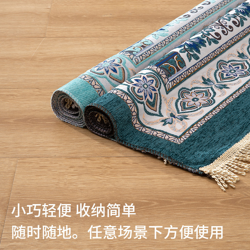 朝拜地毯跪拜垫礼拜毯回族拜毡祈祷地垫阿拉伯可机洗外贸