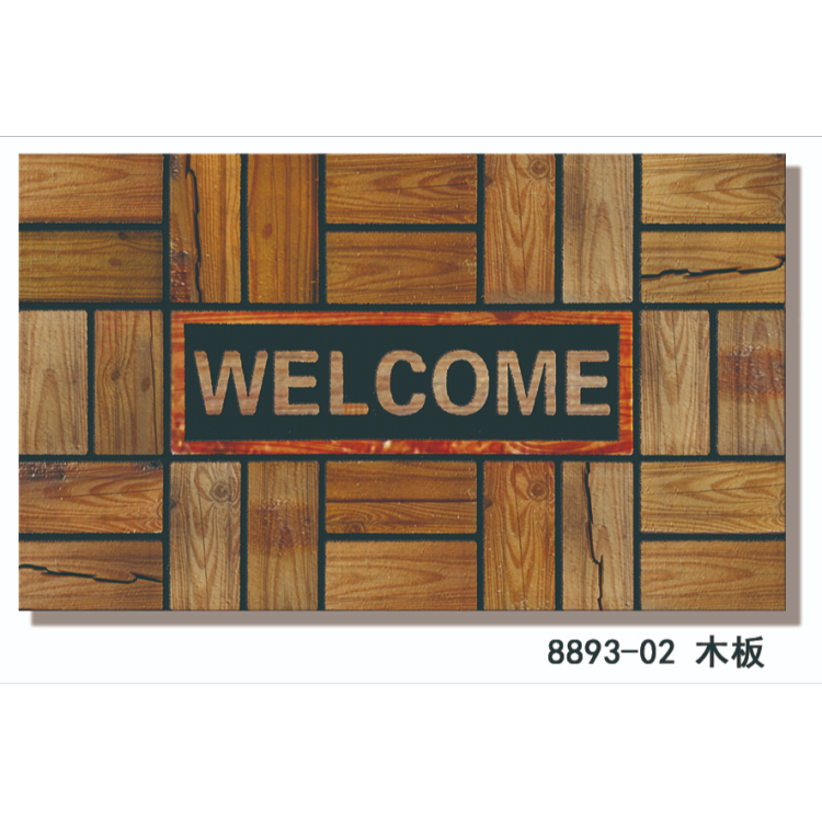 Pineapple print WELCOME anti-slip floor MATS, door MATS for entering and leaving the house Item Picture