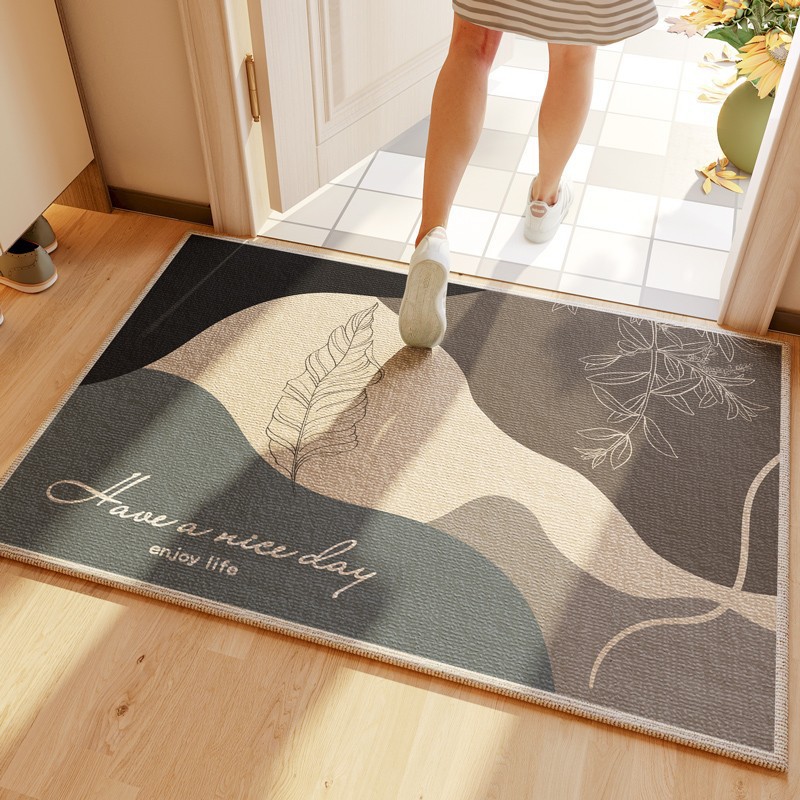入户门地垫高级感可擦免洗进门圈绒脚垫门口耐脏可裁剪防滑地毯详情7